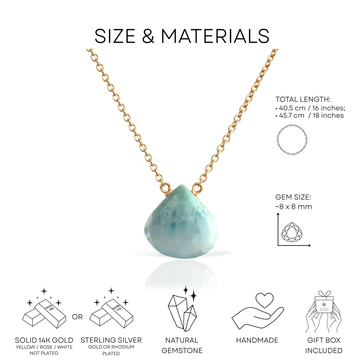 Larimar Necklace