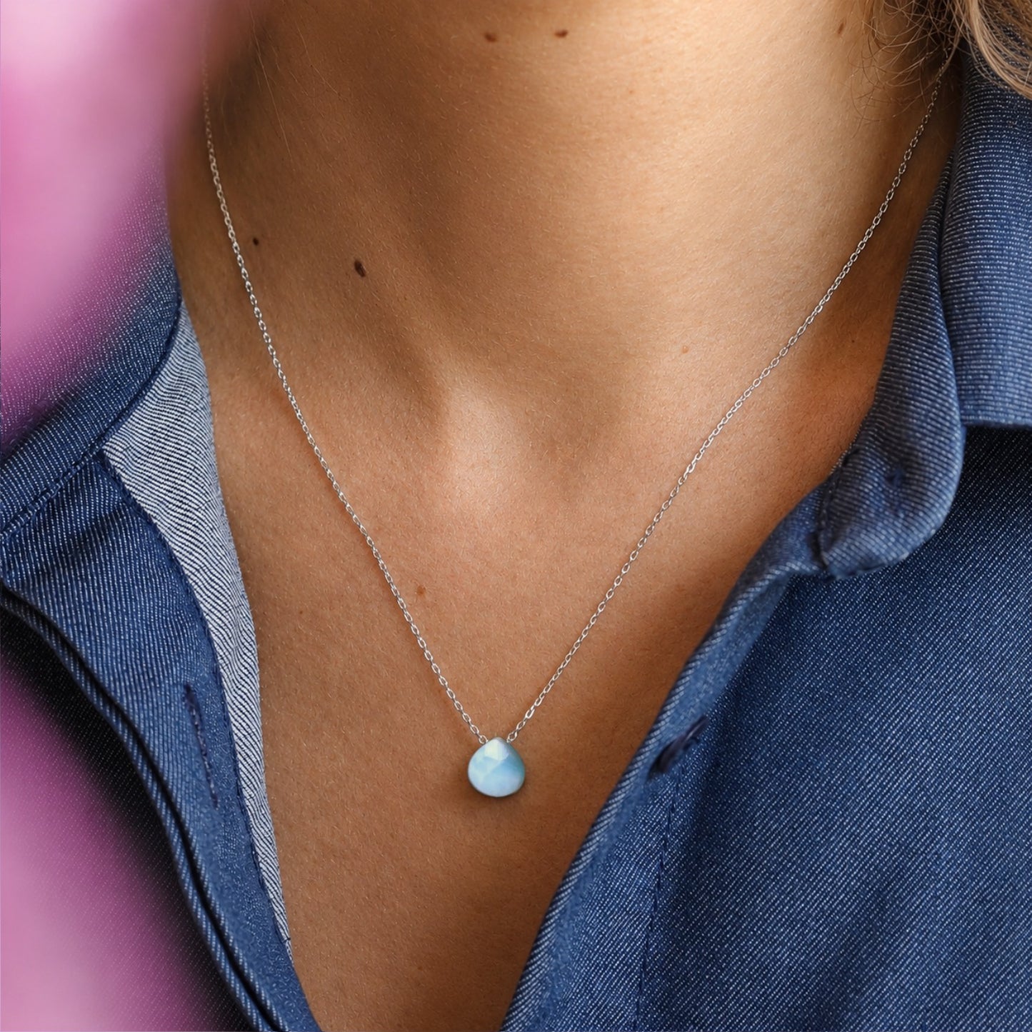 Dominican Larimar Necklace