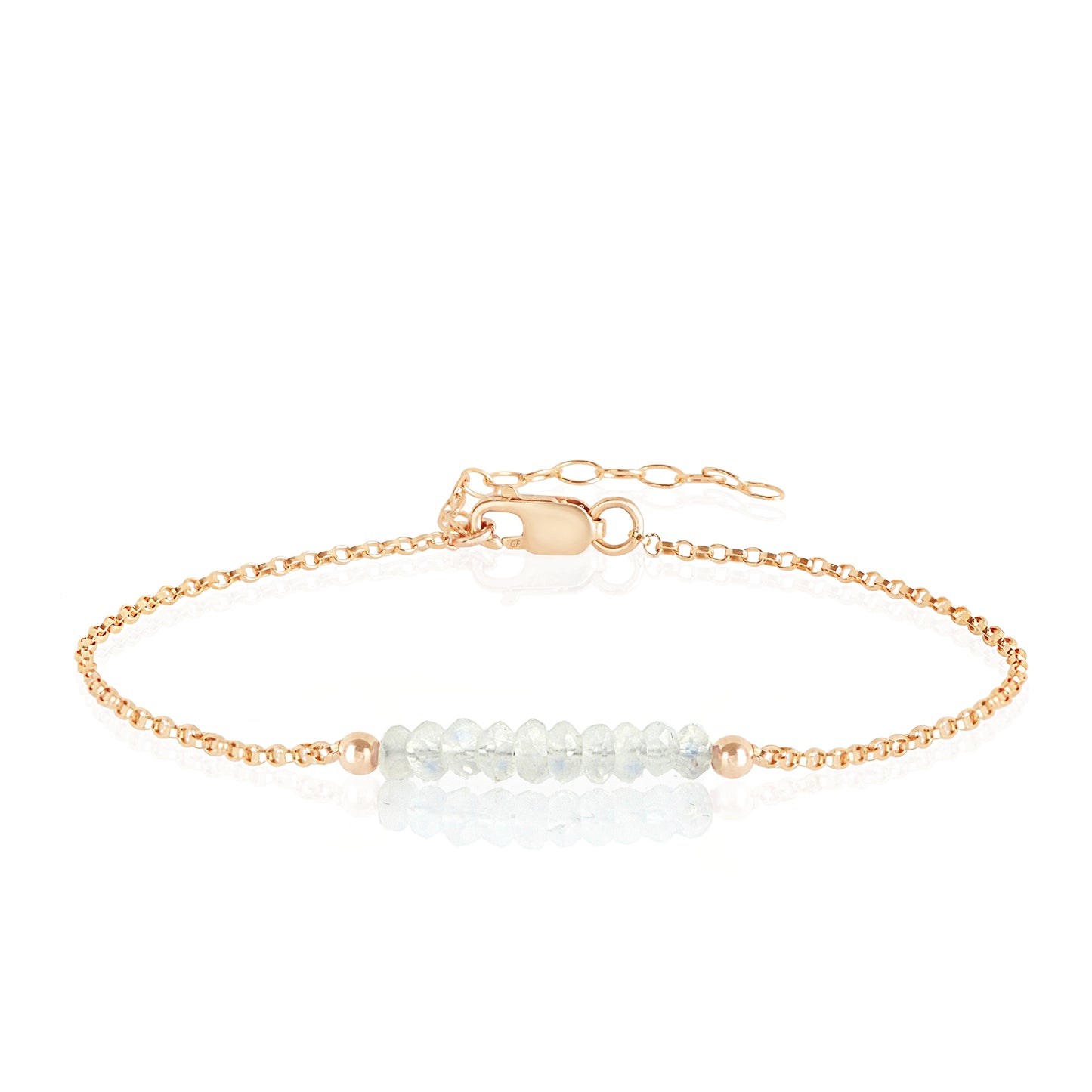 Rainbow Moonstone Bracelet • LINEA