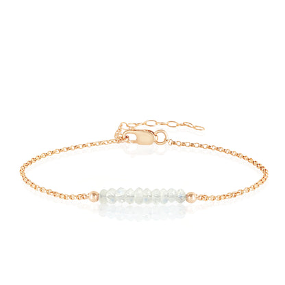 Rainbow Moonstone Bracelet • LINEA
