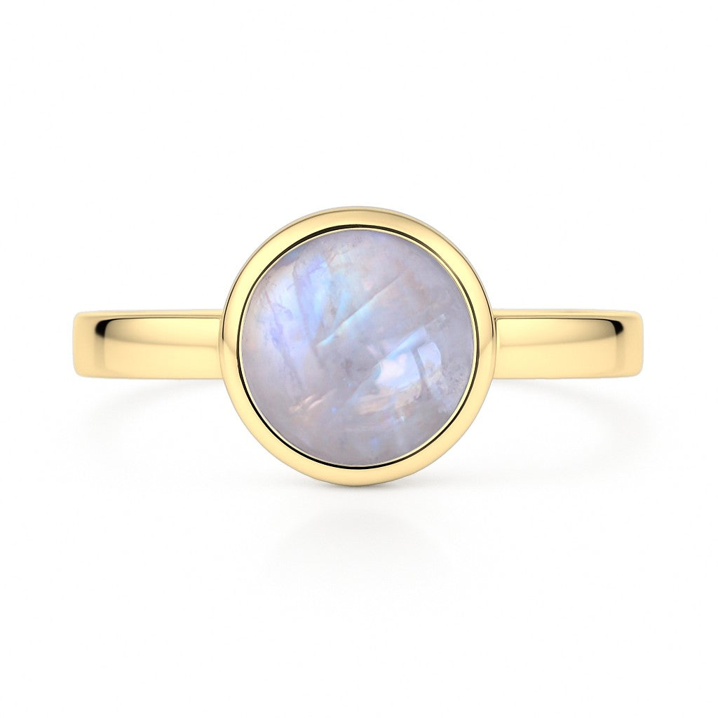 Rainbow Moonstone Ring • SPHERA