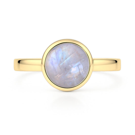 Rainbow Moonstone Ring • SPHERA