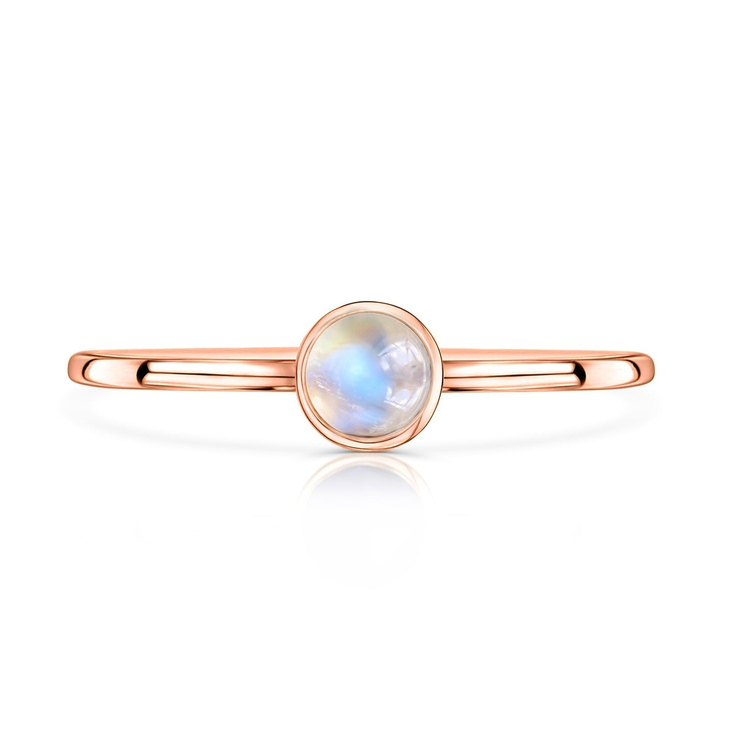 Mini Rainbow Moonstone Ring • SPHERA