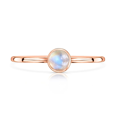 Mini Rainbow Moonstone Ring • SPHERA