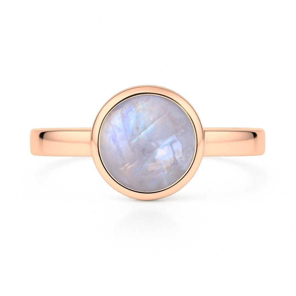 Rainbow Moonstone Ring • SPHERA