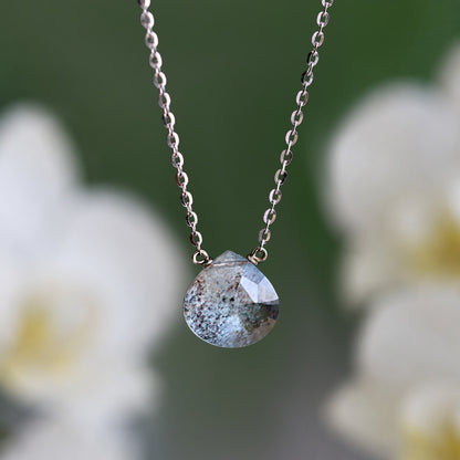 Moss Aquamarine Necklace
