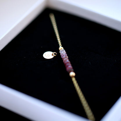 Ombre Ruby Bracelet • LINEA