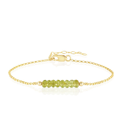 Peridot Bracelet • LINEA