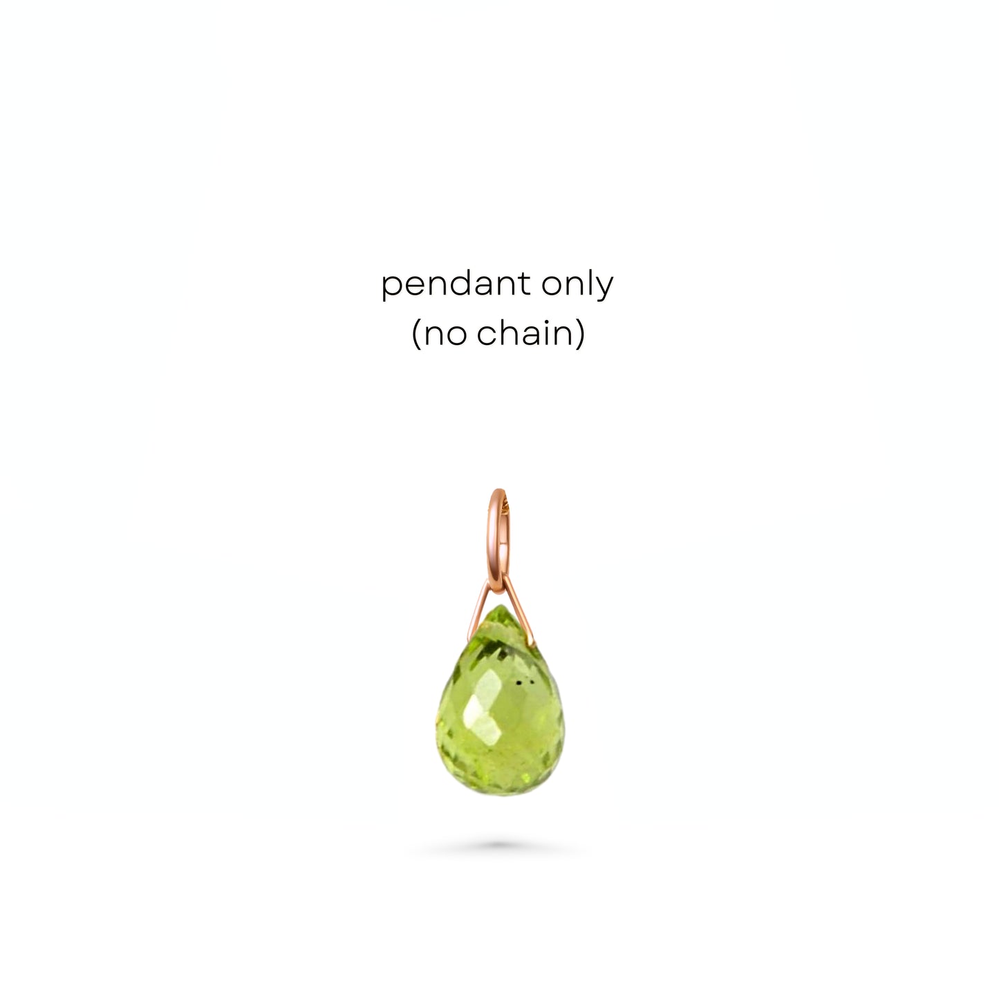 Peridot Drop Necklace