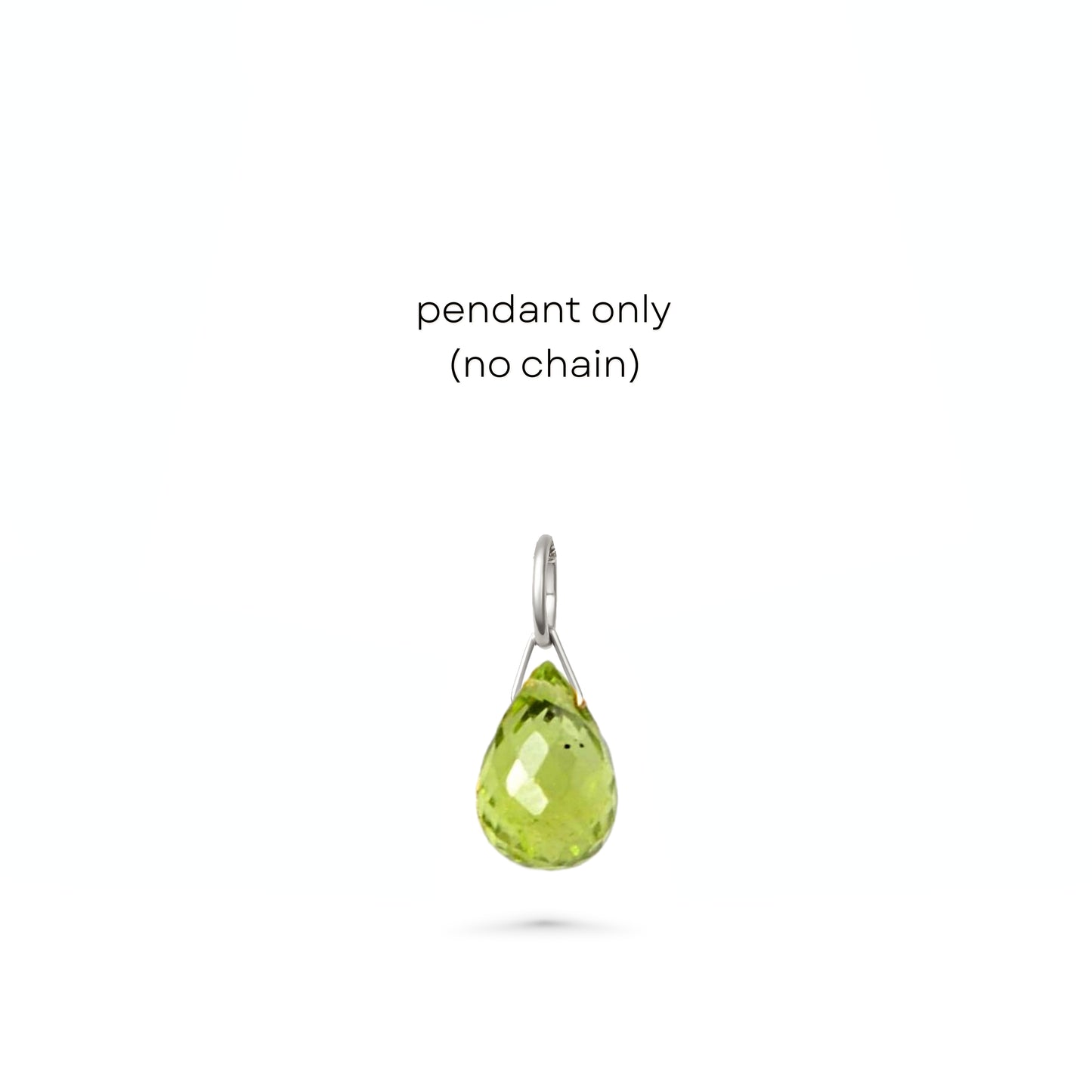 Peridot Drop Necklace