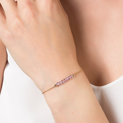 Pink Amethyst Bracelet • LINEA
