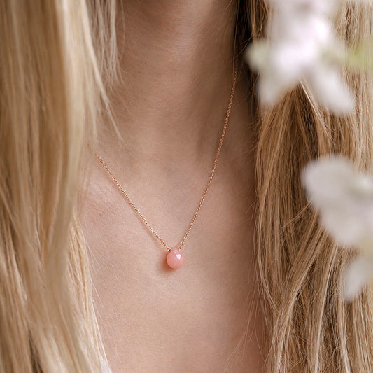 Pink Opal Necklace