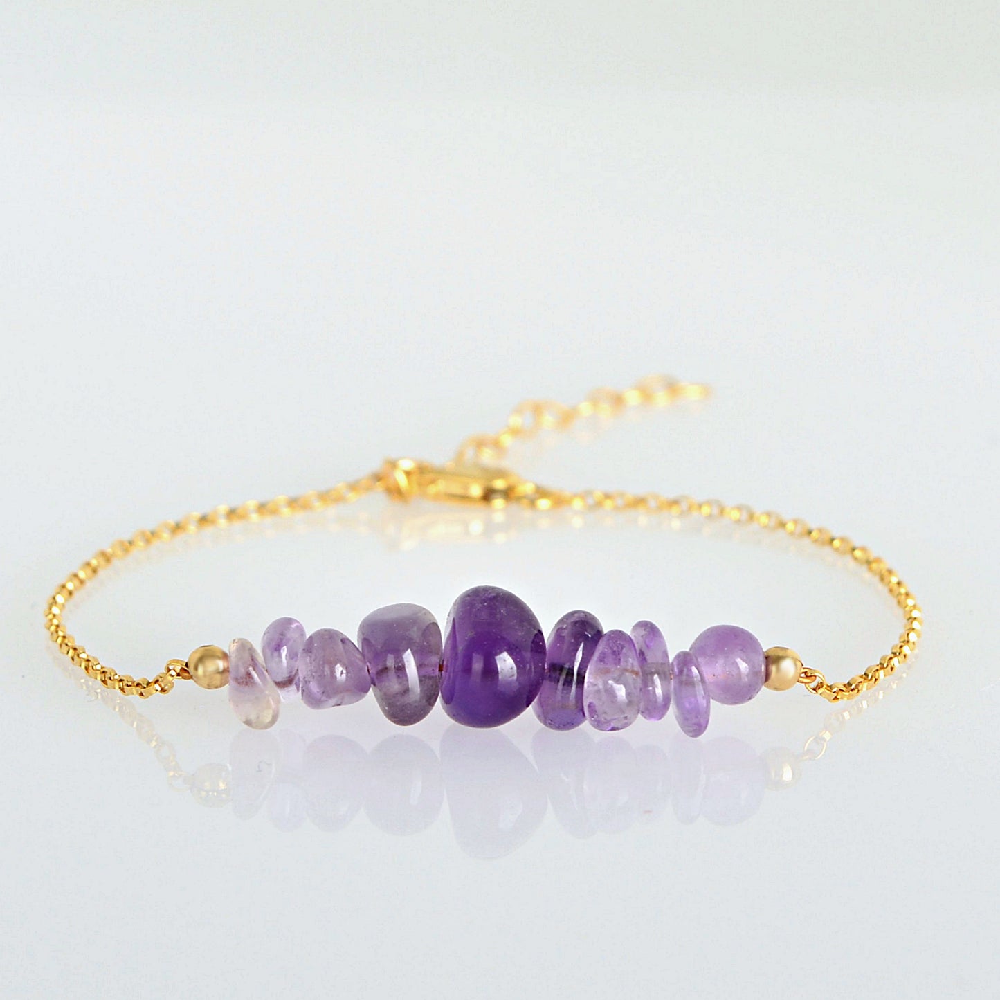 Raw Amethyst Bracelet • TERRA