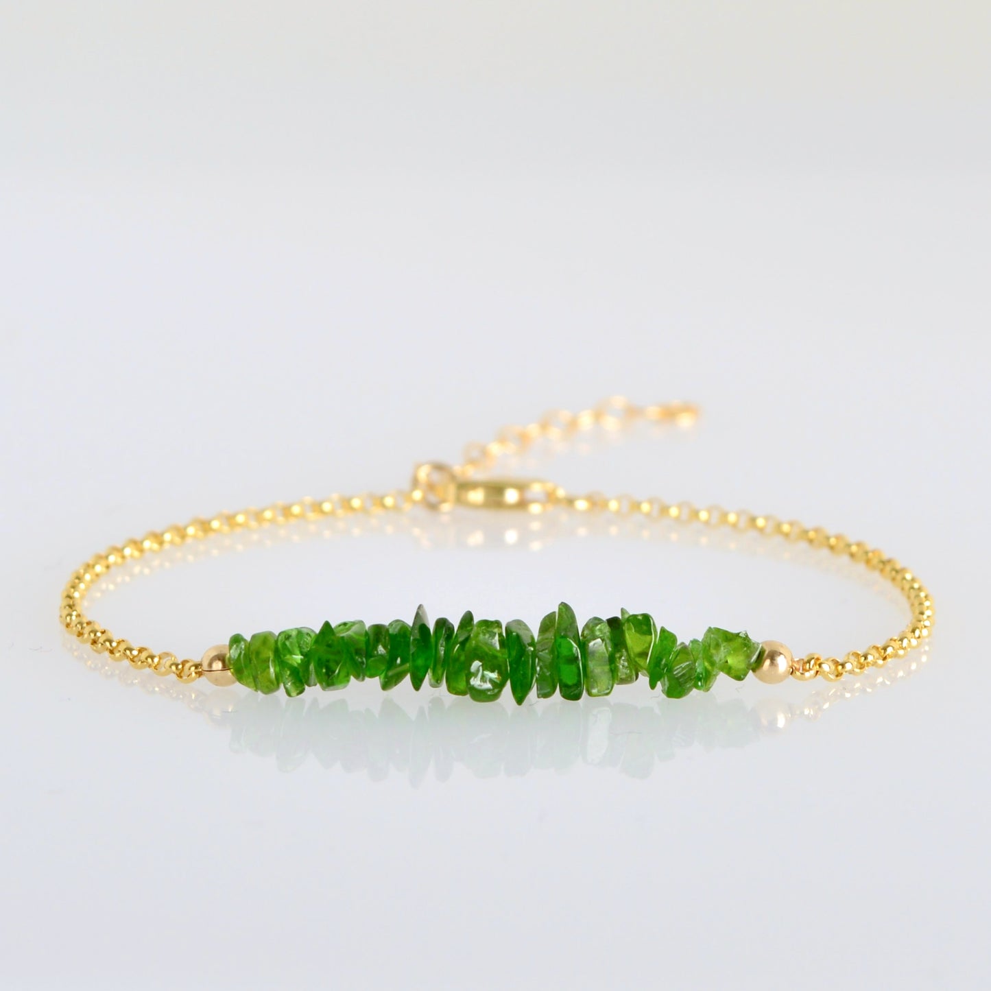 Raw Chrome Diopside Bracelet • TERRA