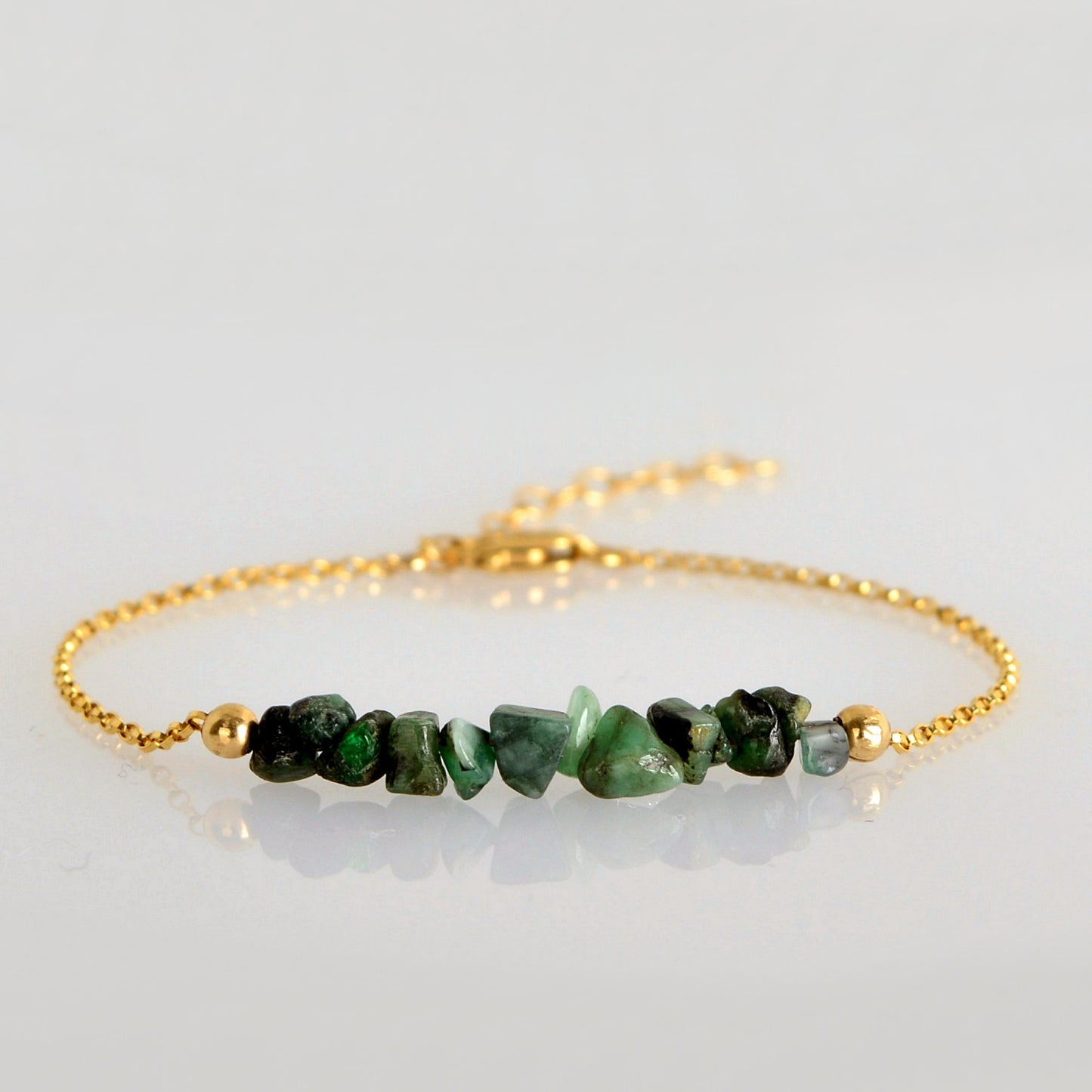 Raw Emerald Bracelet • TERRA