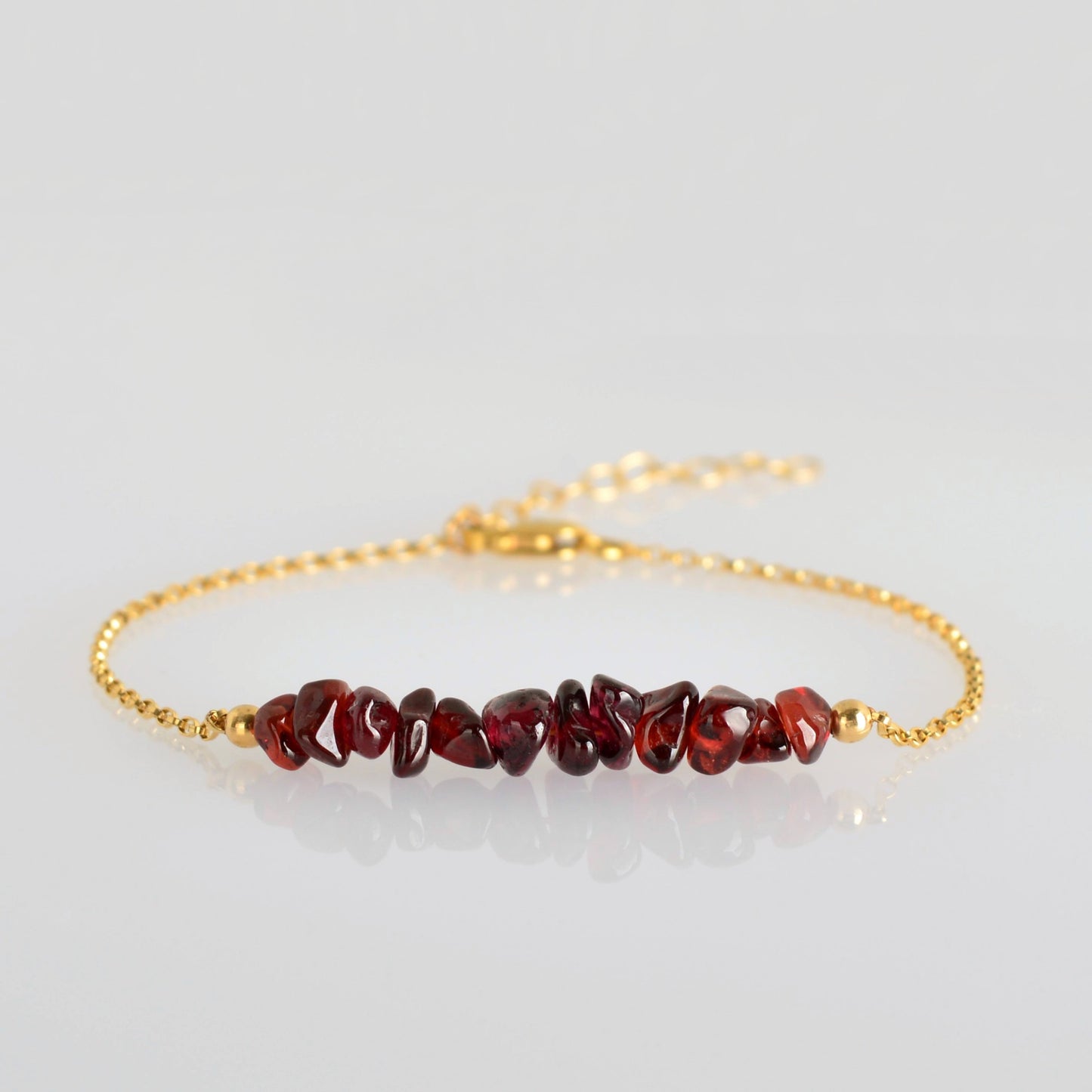 Raw Garnet Bracelet • TERRA