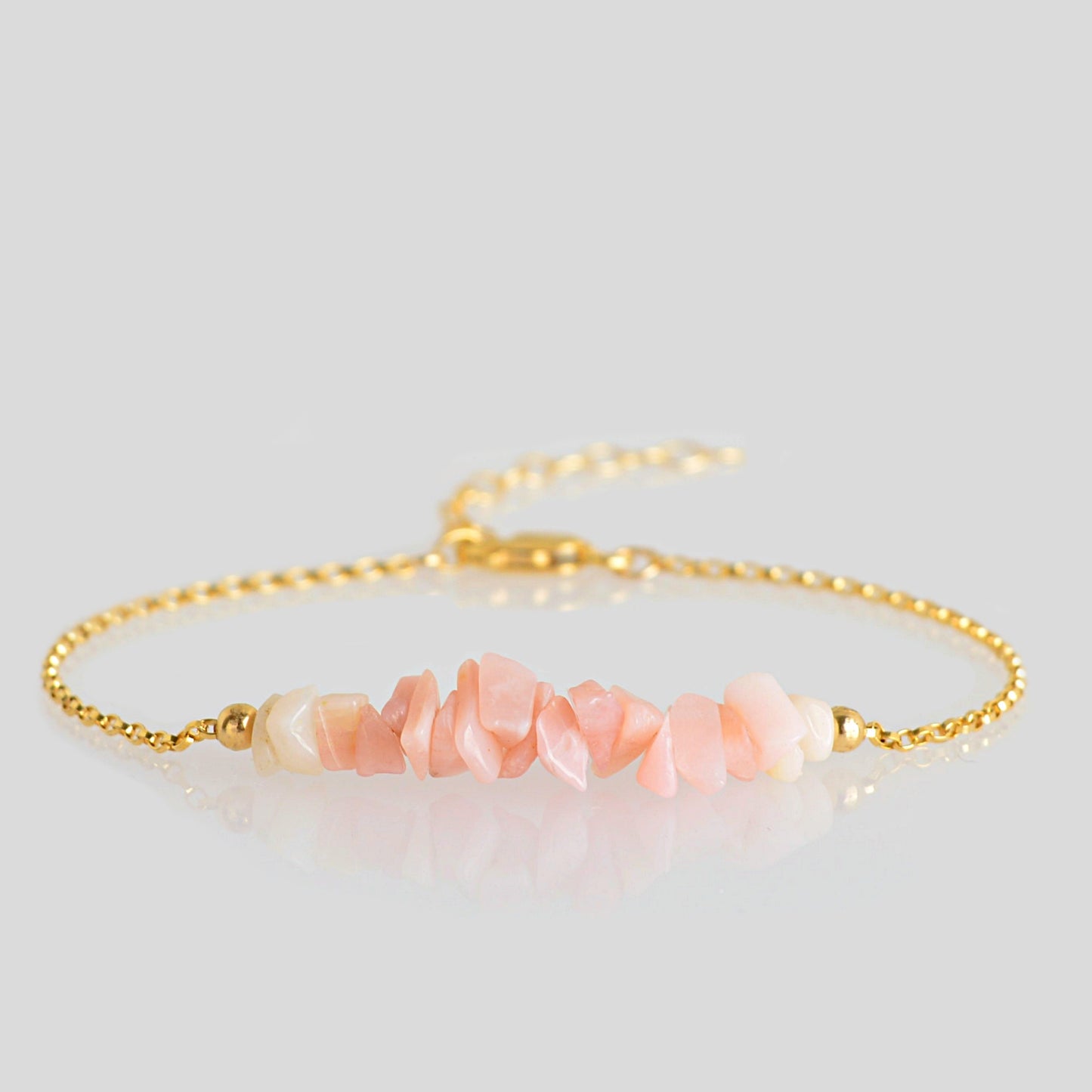 Raw Pink Opal Bracelet • TERRA