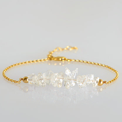 Raw Rock Crystal Bracelet • TERRA