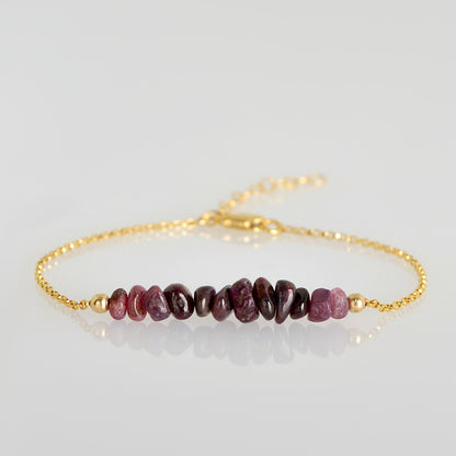 Raw Ruby Bracelet • TERRA