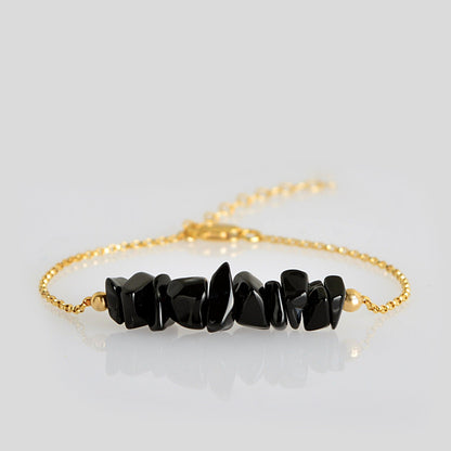 Raw Black Tourmaline Bracelet • TERRA