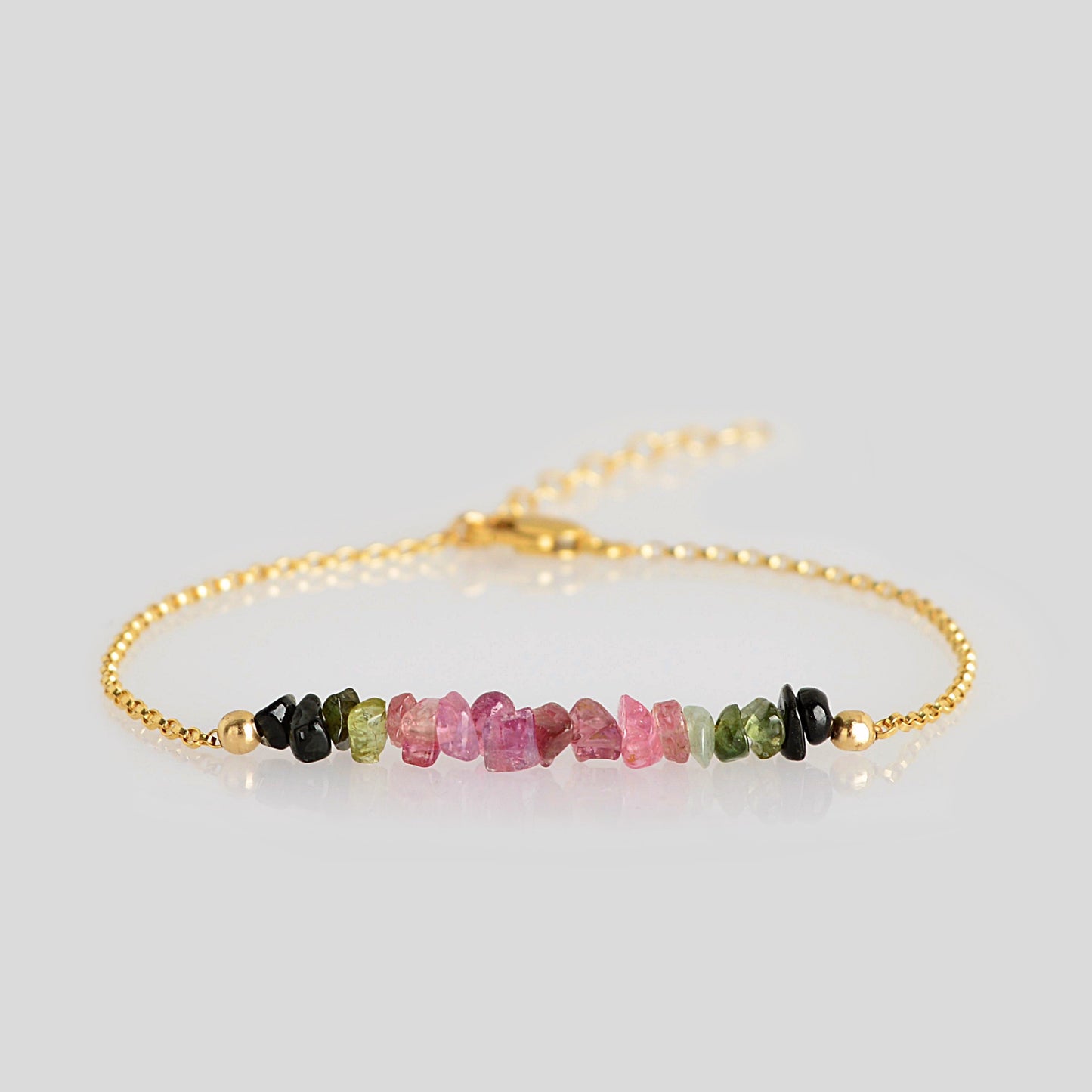 Raw Watermelon Tourmaline Bracelet • TERRA
