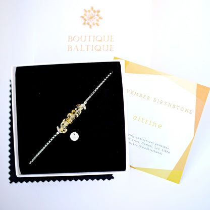 Raw Citrine Bracelet • TERRA