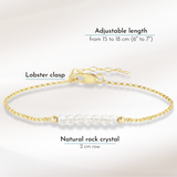 Rock Crystal Bracelet - details