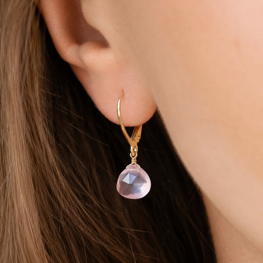 Rose Quartz Earrings