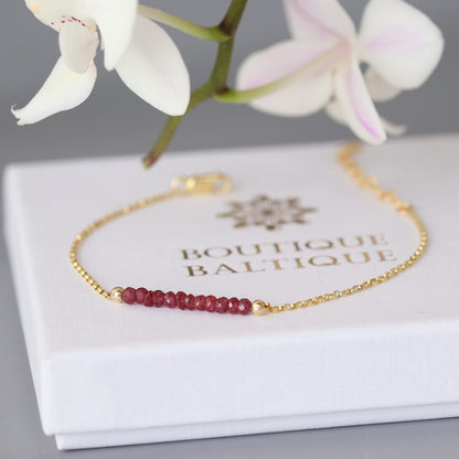 Ruby Bracelet • LINEA