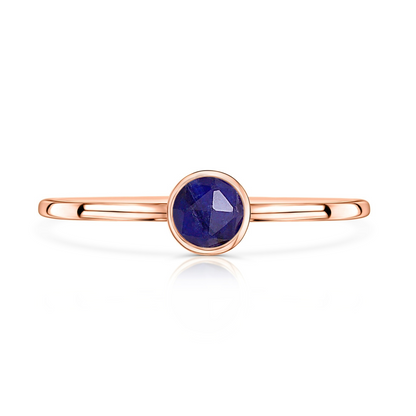 Mini Blue Sapphire Ring • SPHERA