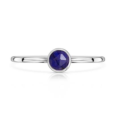 Mini Blue Sapphire Ring • SPHERA