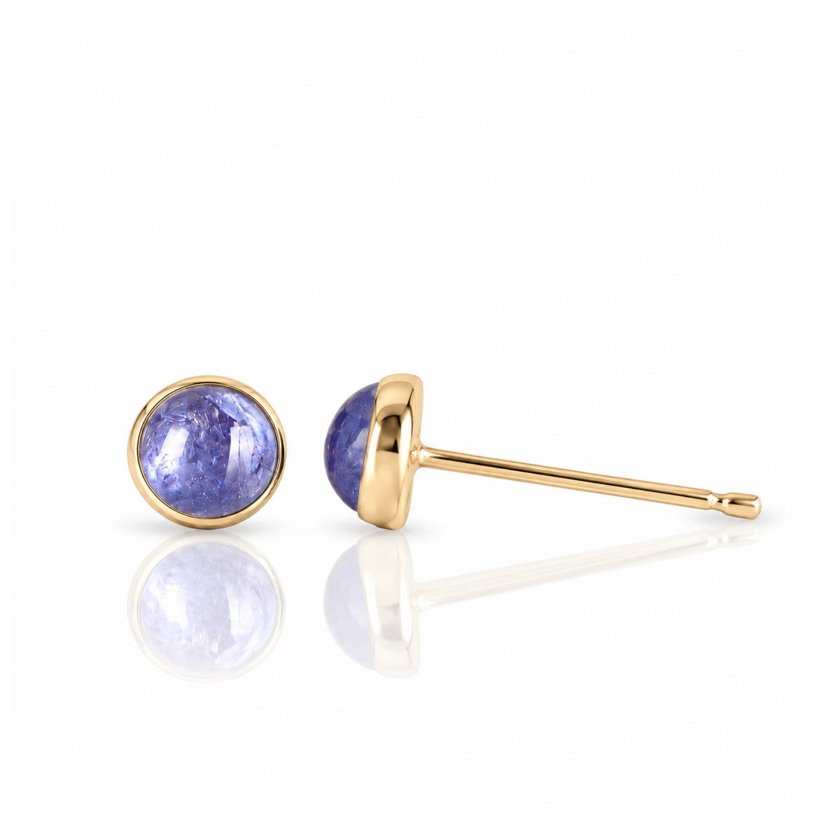 Tanzanite Stud Earrings · December Birthstone