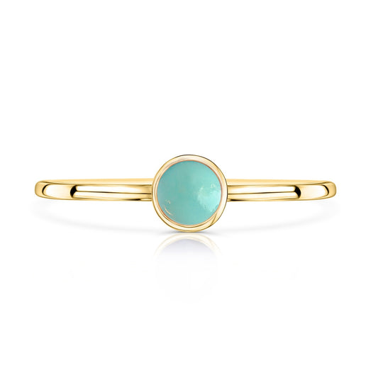 Mini Kingman Turquoise Ring • SPHERA