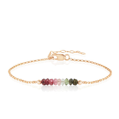 Watermelon Tourmaline Bracelet • LINEA