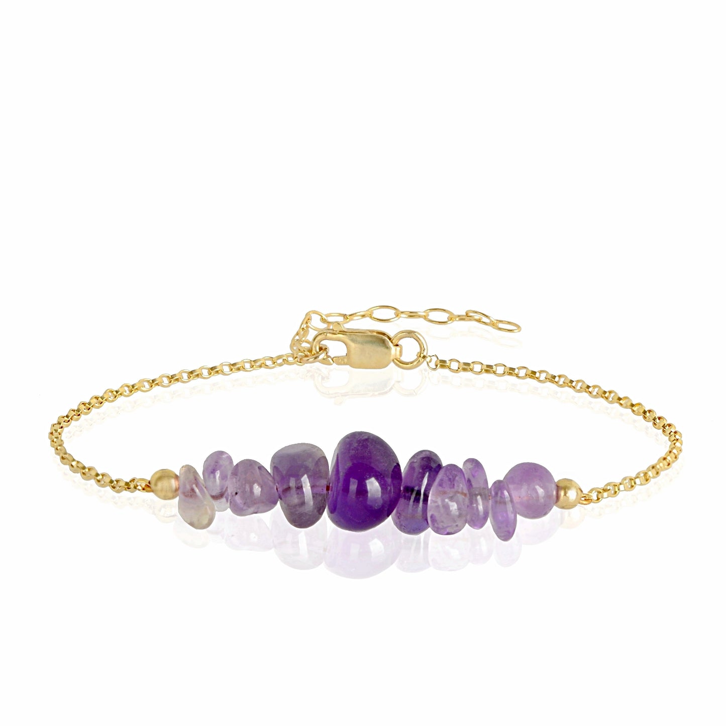 Raw Amethyst Bracelet • TERRA