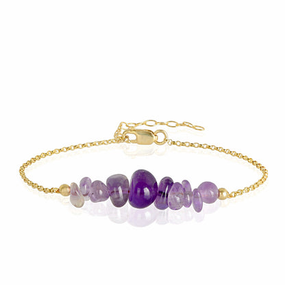 Raw Amethyst Bracelet • TERRA