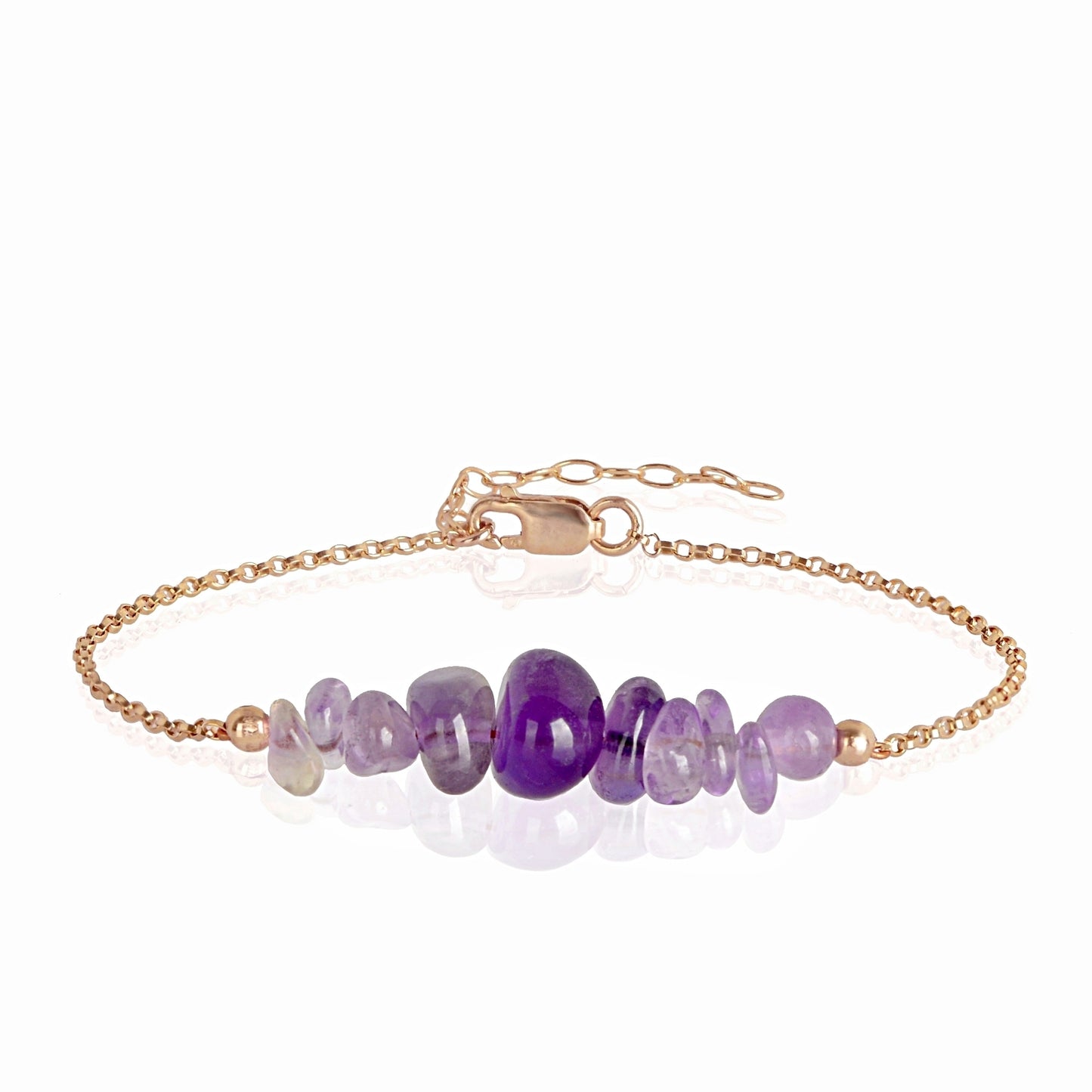 Raw Amethyst Bracelet • TERRA