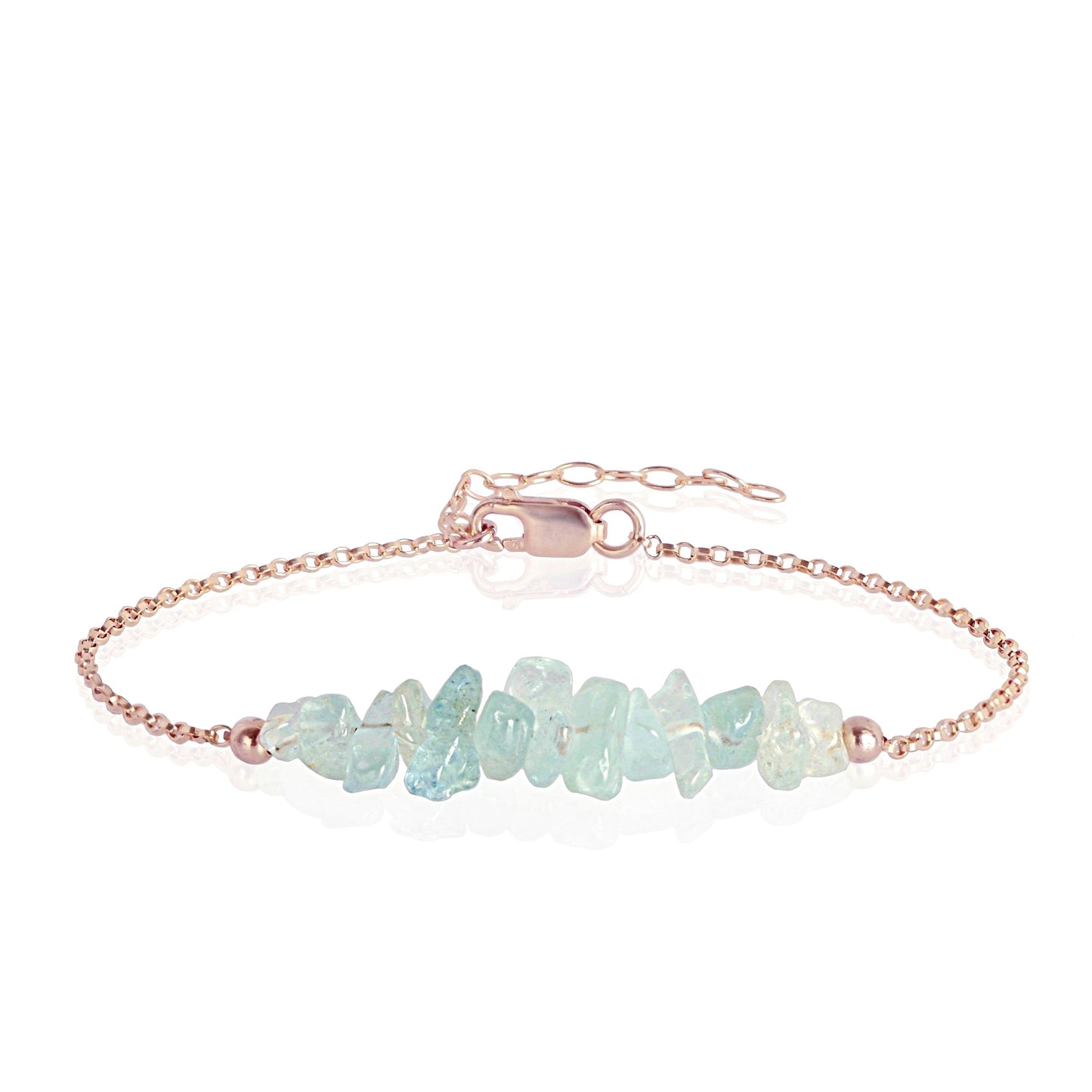 Raw Aquamarine Bracelet • TERRA