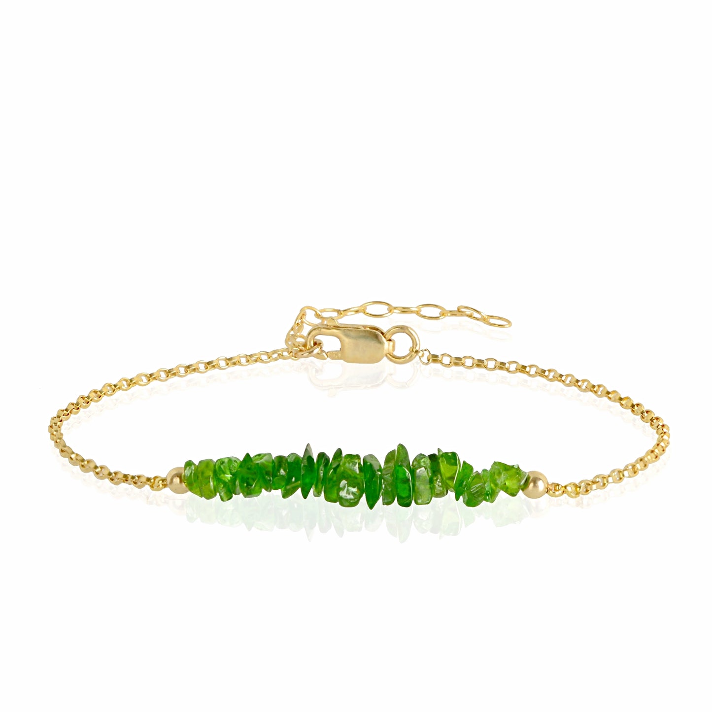 Raw Chrome Diopside Bracelet • TERRA
