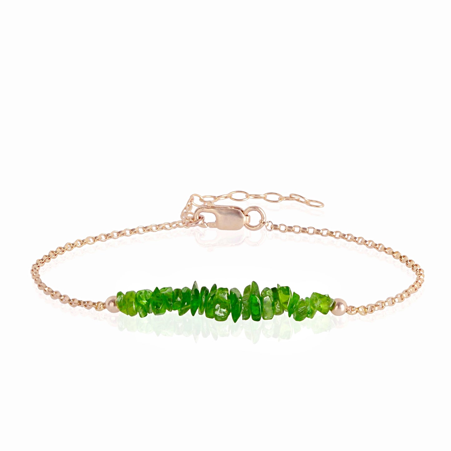 Raw Chrome Diopside Bracelet • TERRA