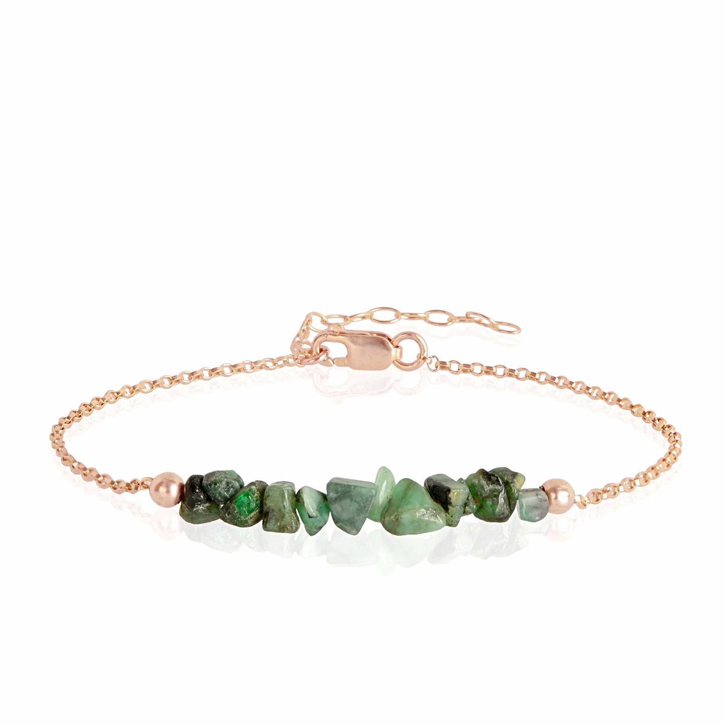 Raw Emerald Bracelet • TERRA