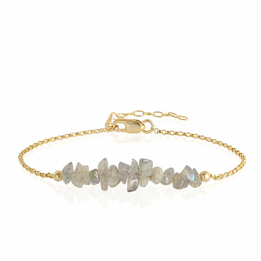 Raw Labradorite Bracelet • TERRA