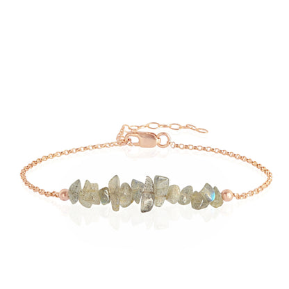 Raw Labradorite Bracelet • TERRA