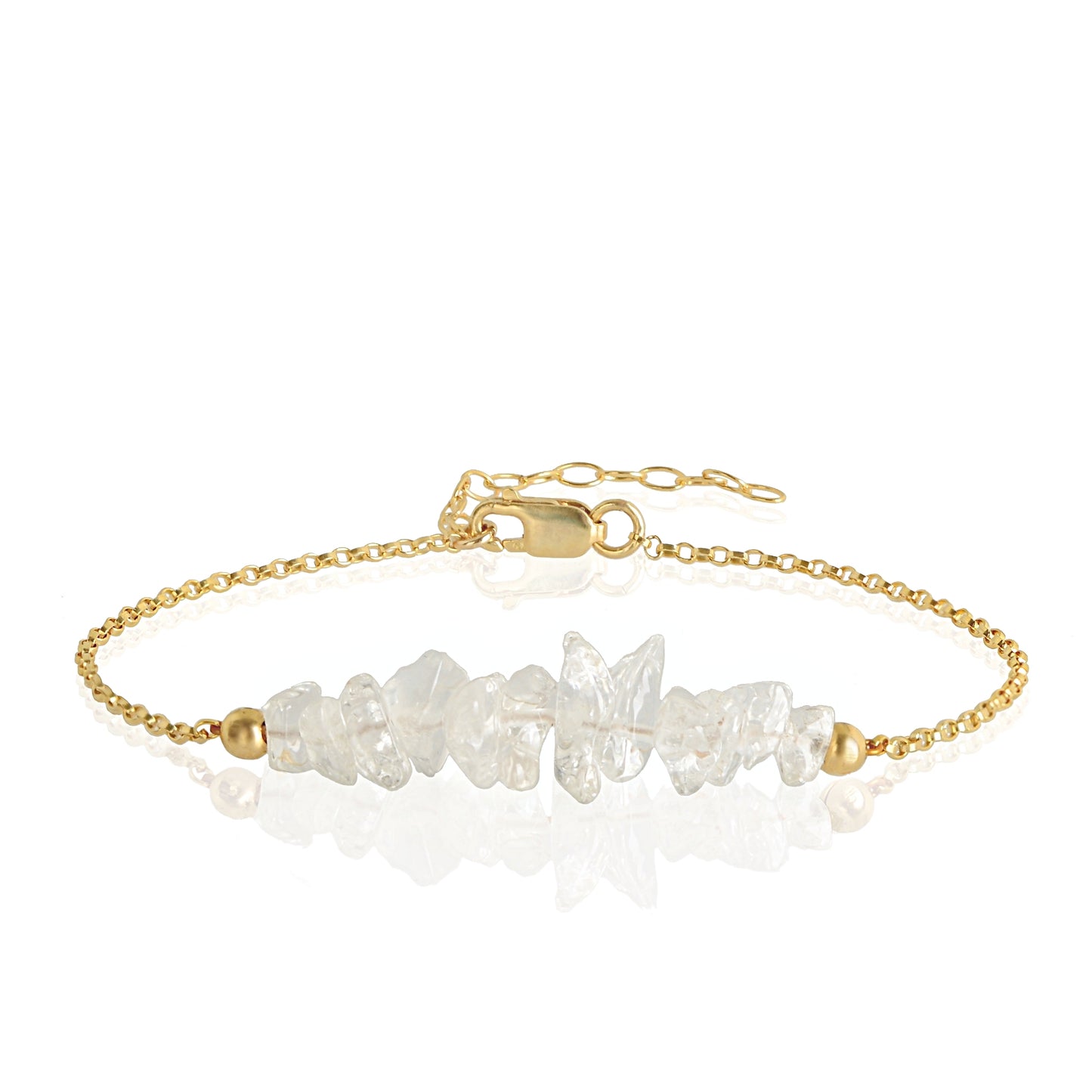 Raw Rock Crystal Bracelet • TERRA
