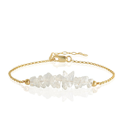 Raw Rock Crystal Bracelet • TERRA