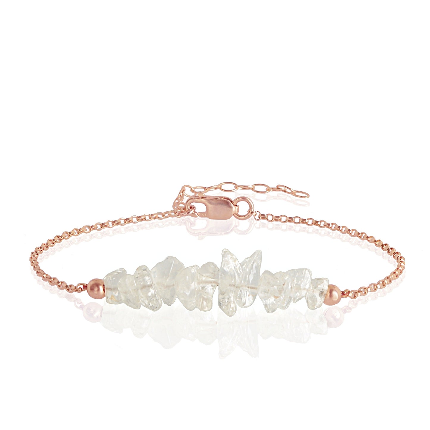 Raw Rock Crystal Bracelet • TERRA