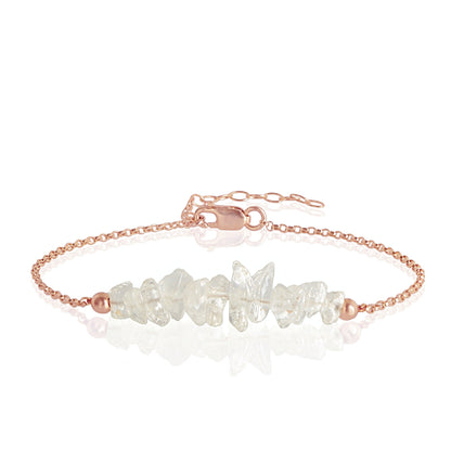 Raw Rock Crystal Bracelet • TERRA