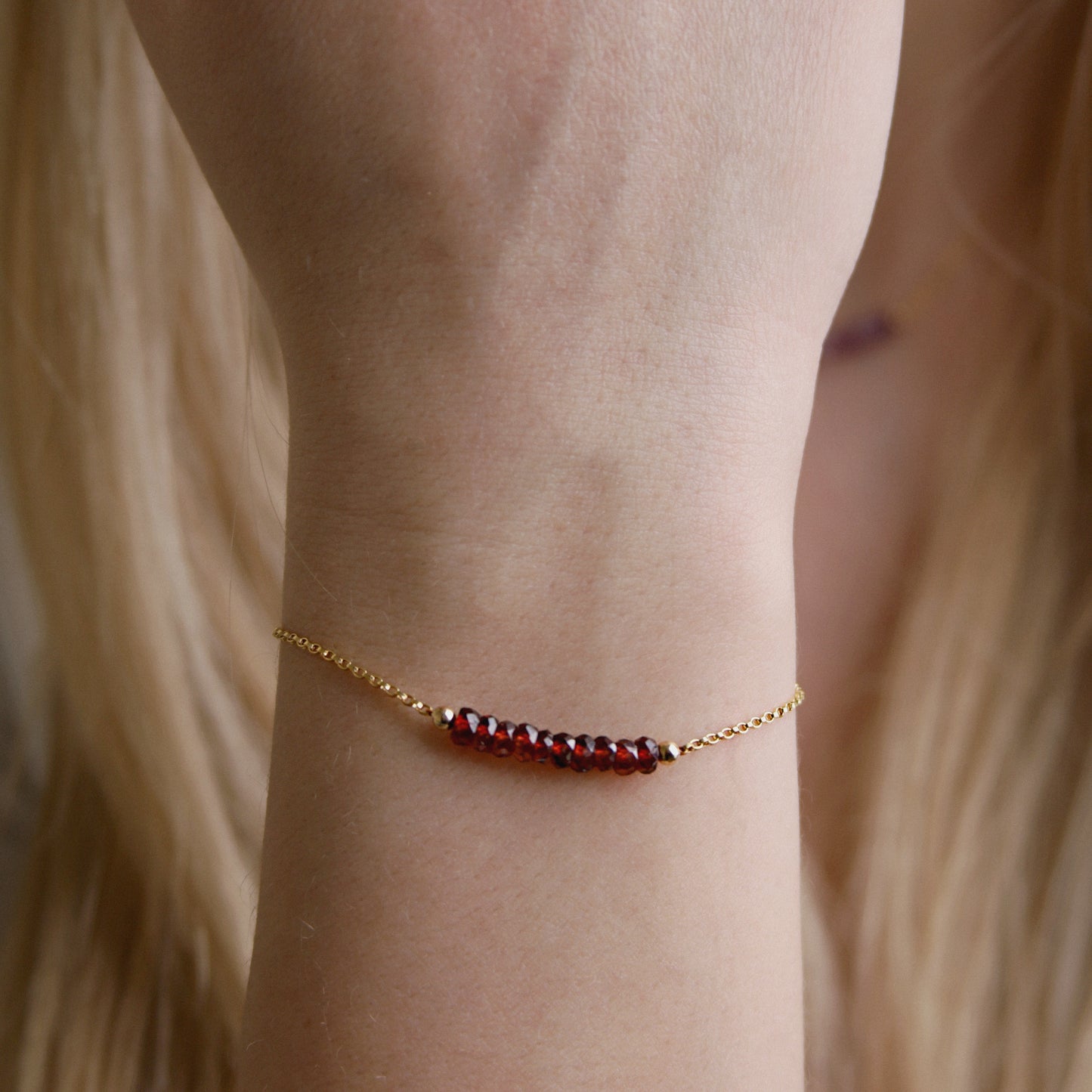 Garnet Bracelet • LINEA