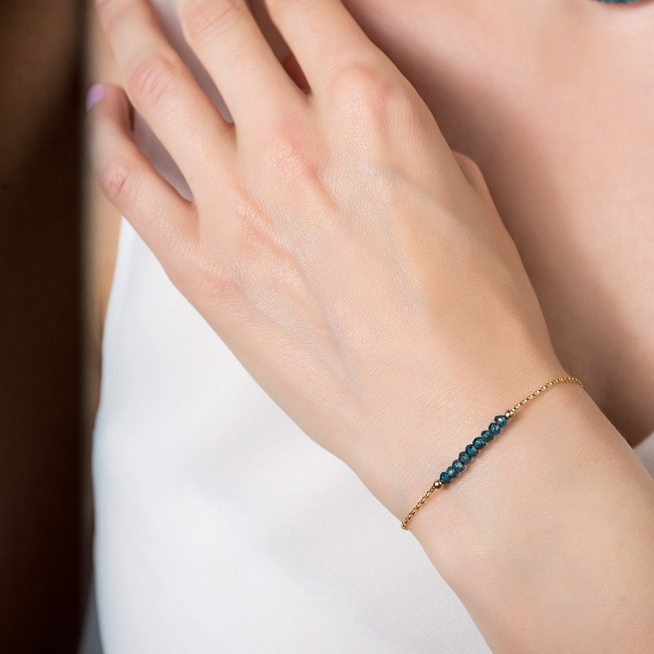 London Blue Topaz Bracelet • LINEA