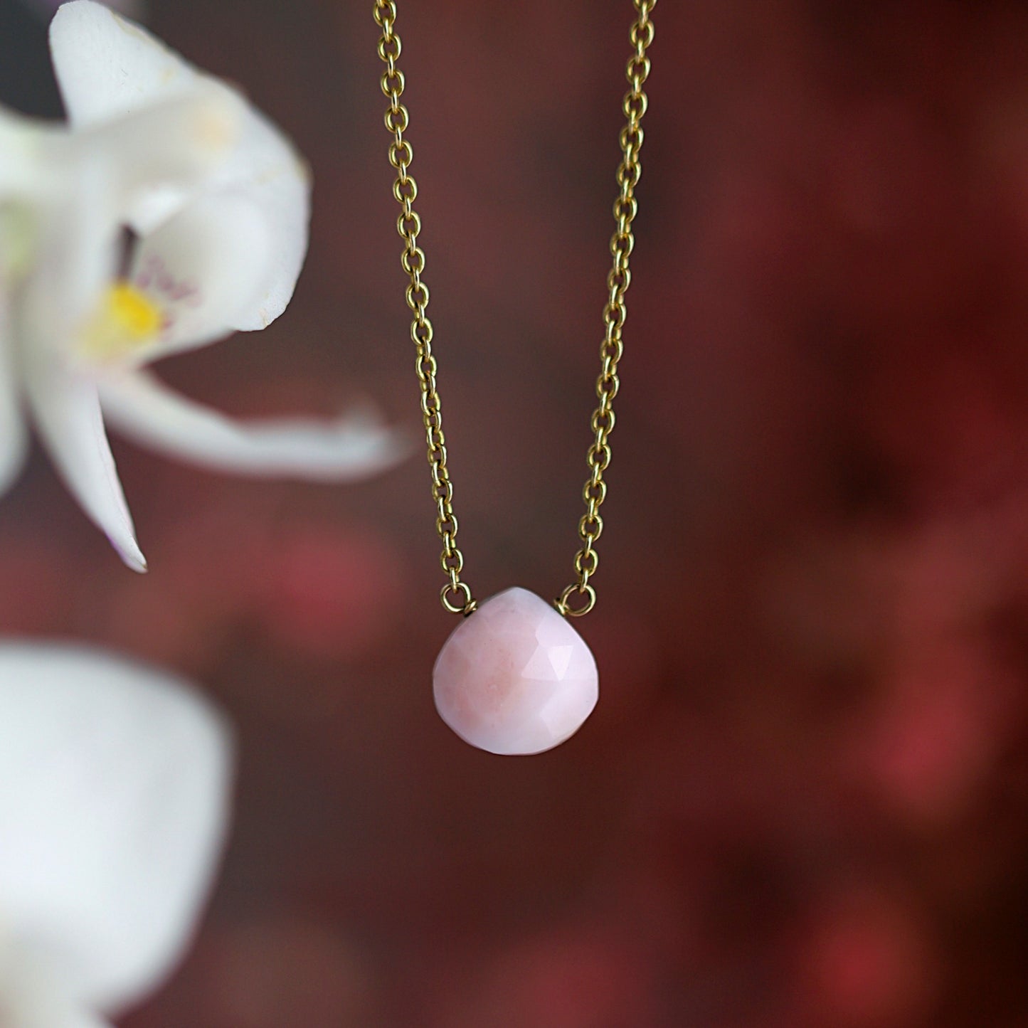 Pink Opal Necklace